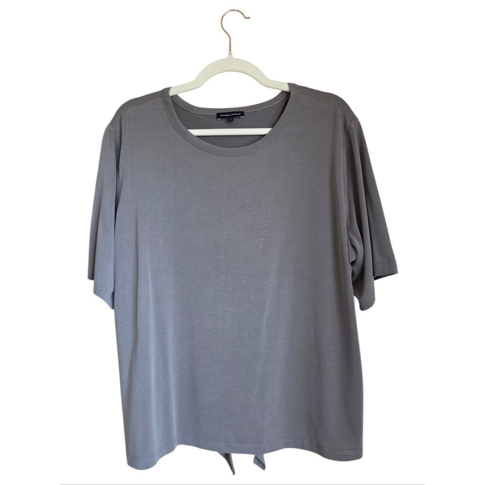 universal standard tee-rex split back tie accent top size S (14)